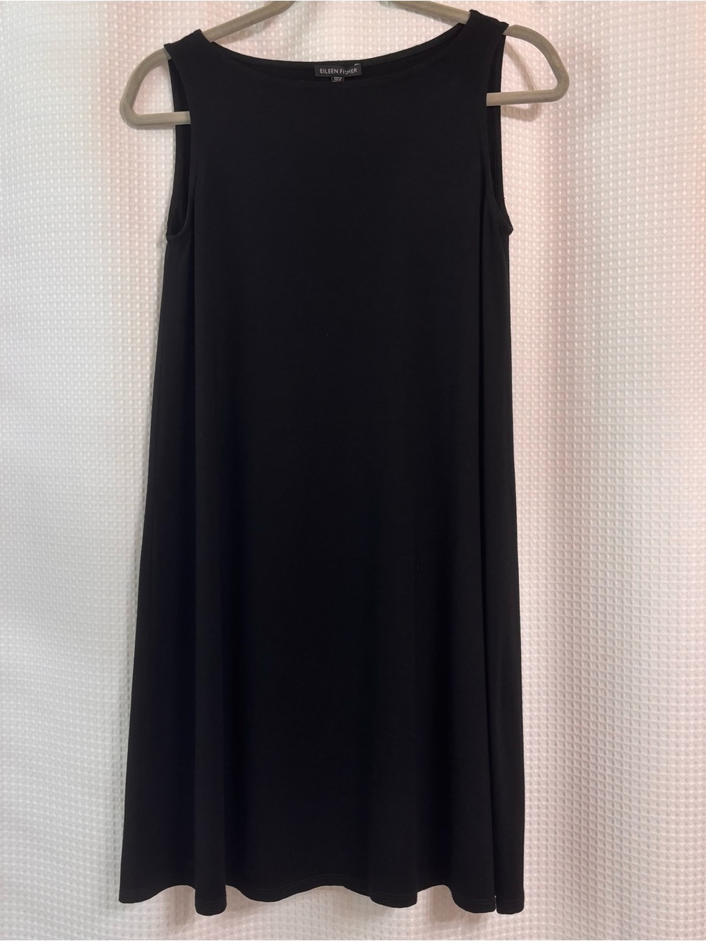 Eileen Fisher Women’s Black Sleeveless A-Line Tank Dress size XS